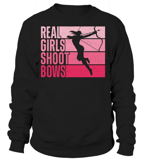 Archery Bow Archer Girl Vintage Sweatshirt Unisex