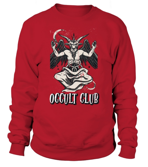 Baphomet Devil Tarot Card Occult Club Gothic Sweatshirt Unisex