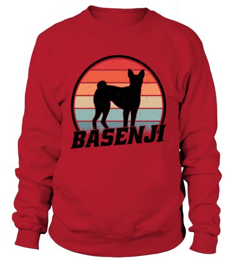 Basenji Retro Congo Terrier Vintage Sweatshirt Unisex