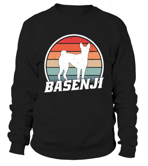 Basenji Retro Congo Terrier Vintage Sweatshirt Unisex
