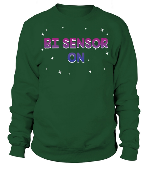 Bi Sensor On Bisexual Funny Bi Pride Humor LGBTQ Sweatshirt Unisex