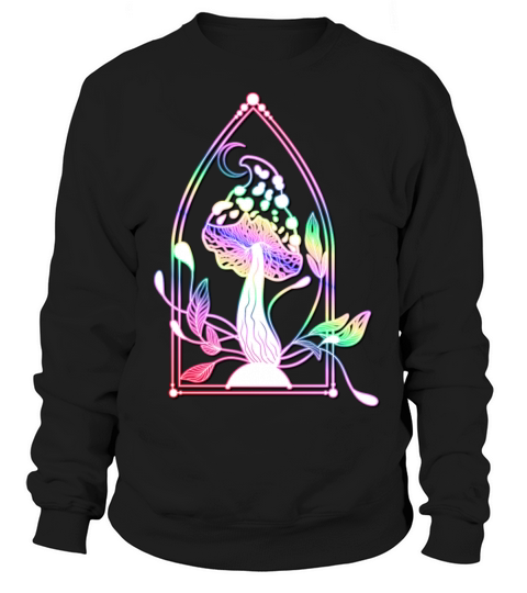 Goblincore Dark Academia Aesthetic Mushroom Sweatshirt Unisex