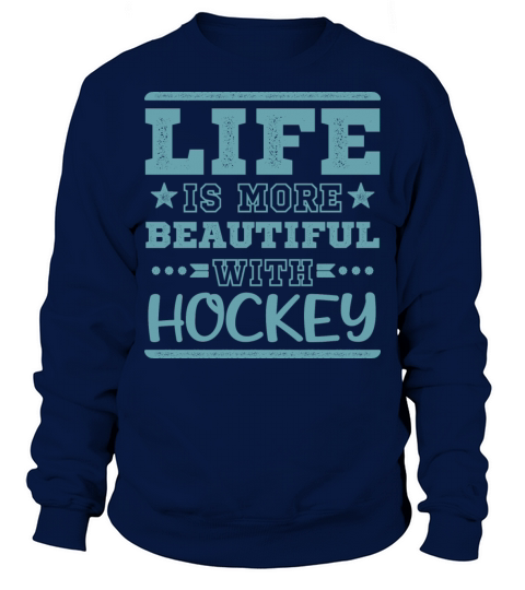 Hockey Is Lucky Word Team Coaches Sayings Funny Sweatshirt Unisex