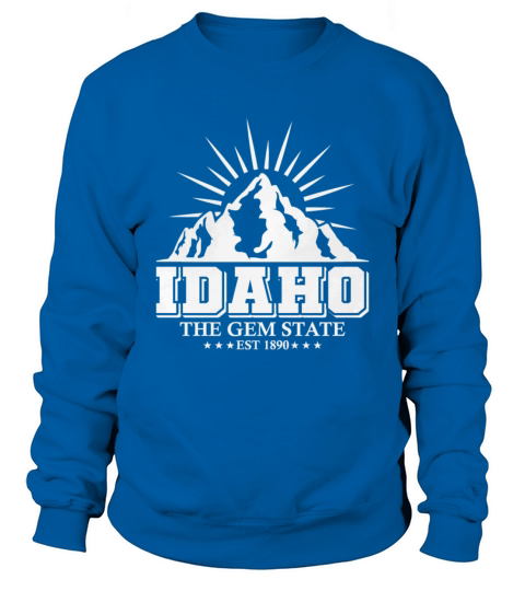 Idaho Mountains Vintage Sweatshirt Unisex