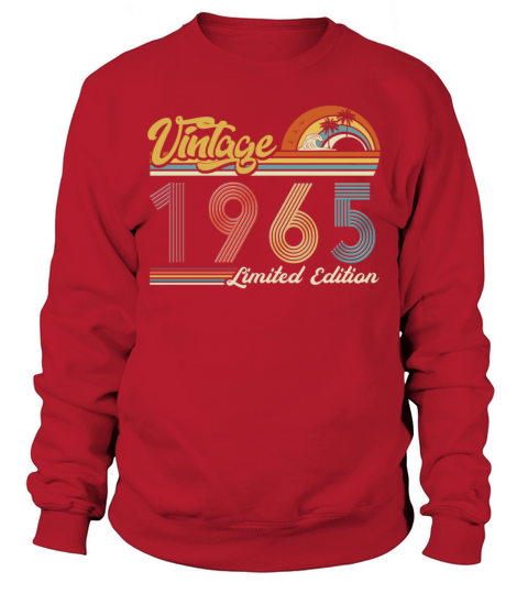 Vintage "Limited Edition" Vintage 1965 Birthday Sweatshirt Unisex