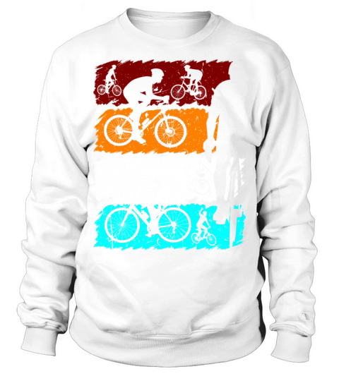 Vintage Road Bike Cyclist Sweatshirt Unisex