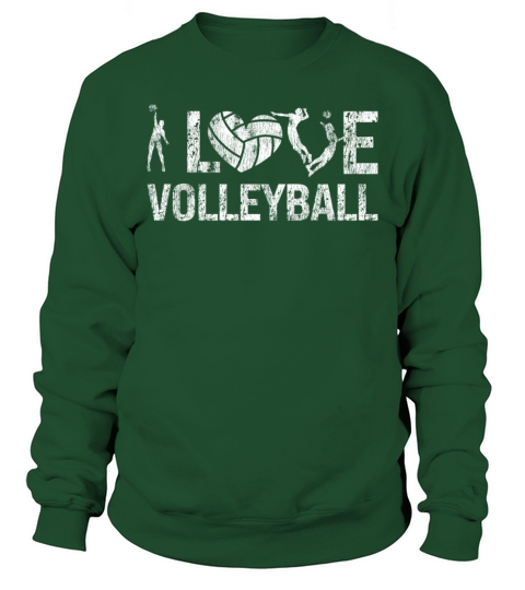 Volleyball Player Team Vintage I Sweatshirt Unisex