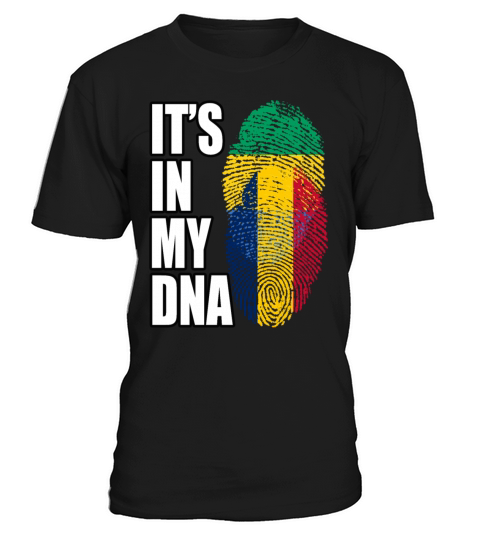 Gambian And Chadian Mix Heritage DNA Flag T-Shirt Unisex