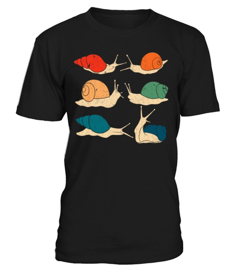 Retro Snail Family Gardening Snails T-Shirt Unisex