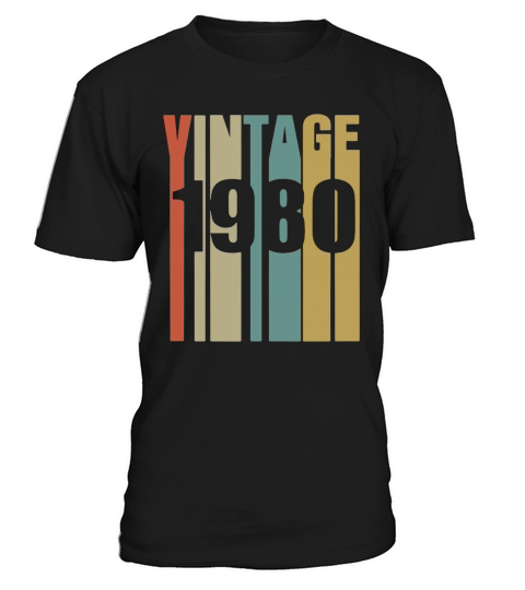 Vintage 1980 Retro T-Shirt Unisex