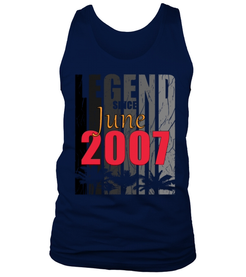 2007 vintage born in June gift Tank Top Unisex