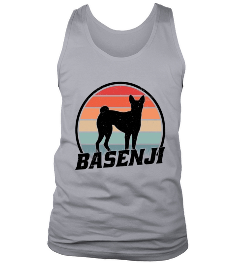 Basenji Retro Congo Terrier Vintage Tank Top Unisex