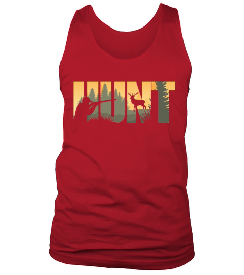 Buck Deer Hunting Hunter Vintage Tank Top Unisex