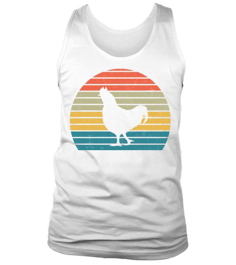 Chicken Lover Funny Retro Vintage Animal T Shirt Tank Top Unisex
