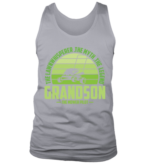 Funny Grandson Lawn Mowing Shirt Lawn Mower Mow Su Tank Top Unisex