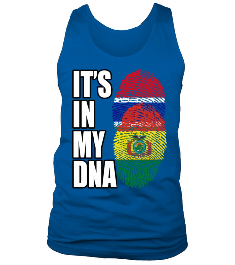 Gambian And Bolivian Mix Heritage DNA Flag Tank Top Unisex