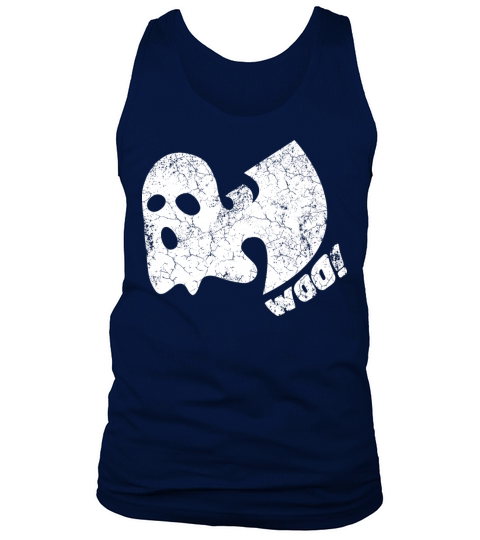 halloween ghost woo wutang white Tank Top Unisex