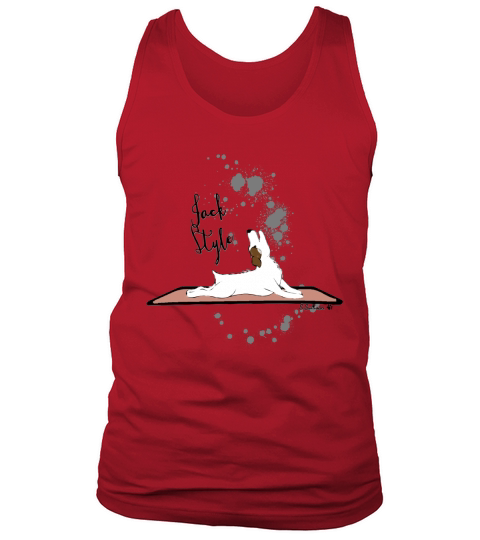 Jack Style - Jack Russell Terriers Doing Yoga on Your Stuff SHIRT Tank Top Unisex