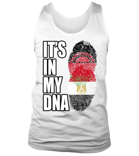 Malawian And Egyptian Mix Heritage DNA Flag Tank Top Unisex
