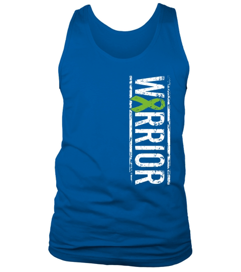 Mens Lymphoma Awareness Shirt - Lime Green Warrior Ribbon Tank Top Unisex