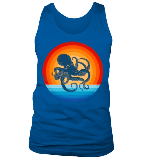 Octopus Retro Vintage Tank Top Unisex
