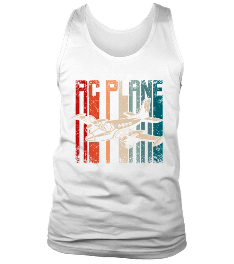 Retro Vintage RC Plane Tank Top Unisex