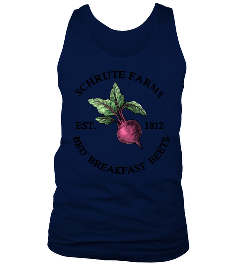 Schrute farms bed and breakfast beets est 1812 Tank Top Unisex