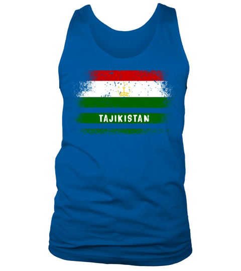 Tajikistan vintage flag Tank Top Unisex