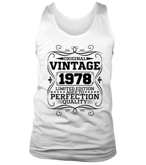 Vintage 1978 Original Limited Edition Tank Top Unisex