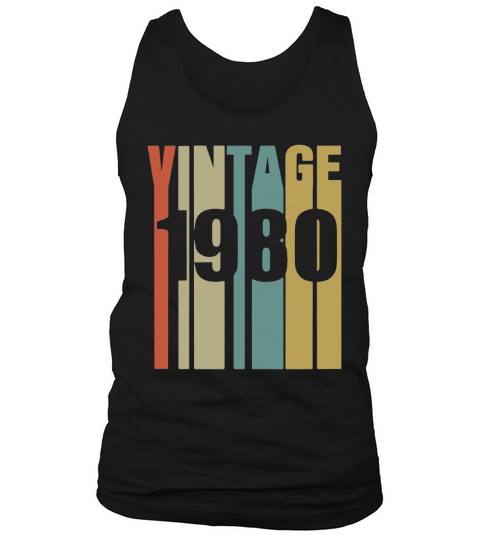 Vintage 1980 Retro Tank Top Unisex