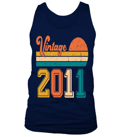 Vintage 2011 birthday gift Tank Top Unisex