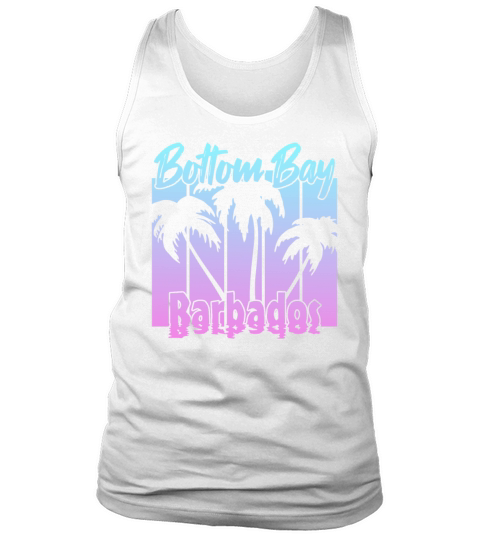 Vintage Bottom Bay Barbados Sunset Tank Top Unisex