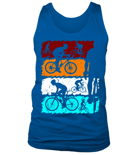 Vintage Road Bike Cyclist Tank Top Unisex