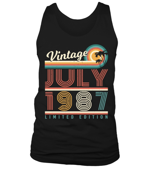 Year Of Construction July 1987 Tank Top Unisex