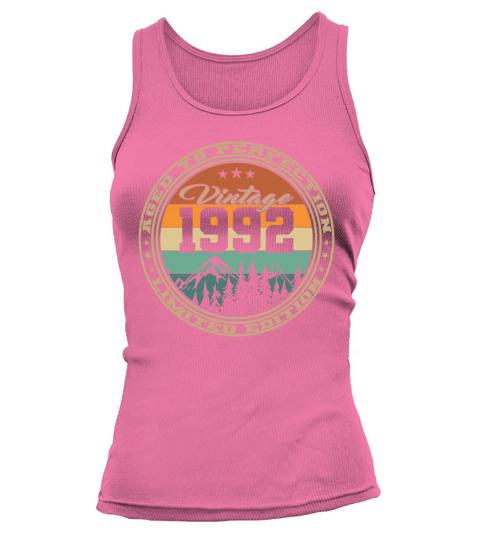 30th birthday vintage 1992 aged to perfection Tank top Woman