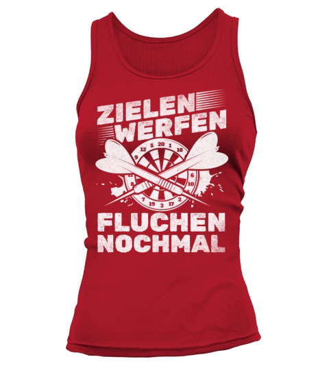 Aim Throw Curse Again Darts Game Playing Darts Tank top Woman