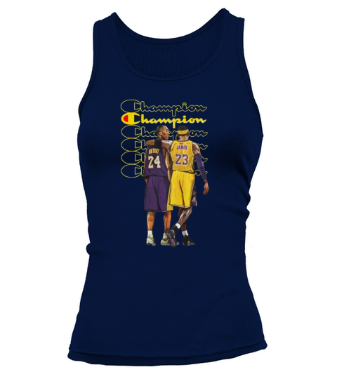 Champion Kobe Bryant and Lebron James Tank top Woman