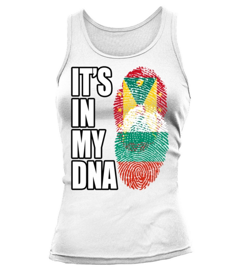Grenadian And Bulgarian Mix Heritage DNA Flag Tank top Woman