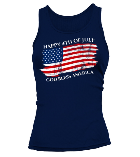Happy 4th of July American Flag Vintage USA 2022 Tank top Woman