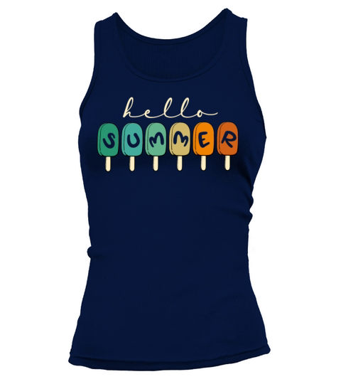 Hello Summer Popsicles Tank top Woman