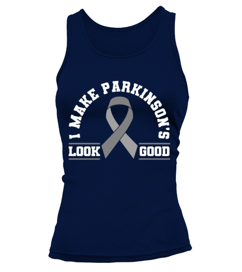 I Make Parkinsons Look Good Grey Ribbon Tank top Woman