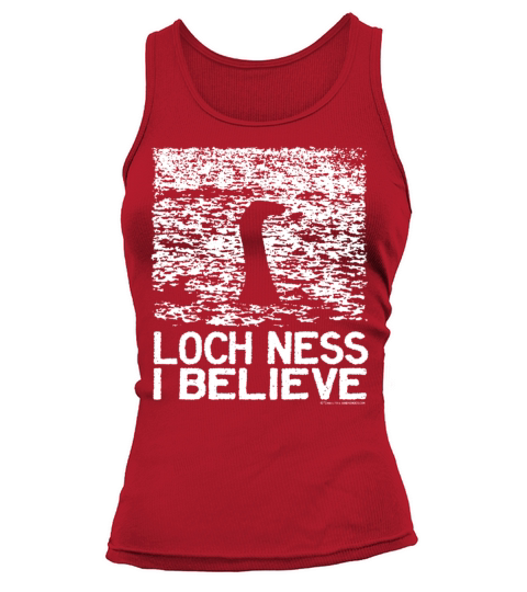 Loch Ness I Believe Intriguing Image Slogan Tank top Woman