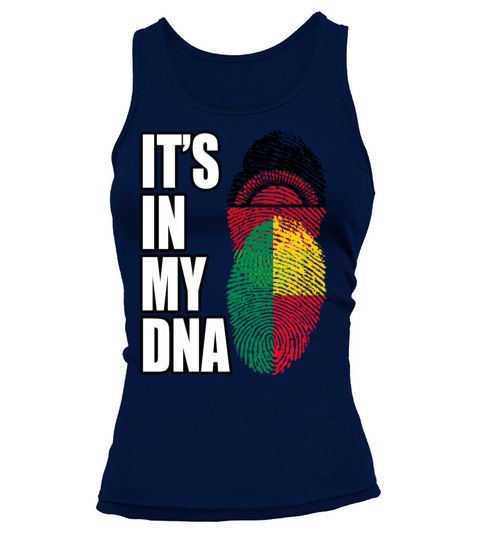 Malawian And Benin Mix Heritage DNA Flag Tank top Woman
