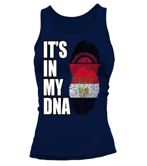 Malawian And Egyptian Mix Heritage DNA Flag Tank top Woman