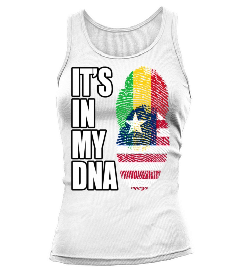 Malian And Liberian Mix Heritage DNA Flag Tank top Woman