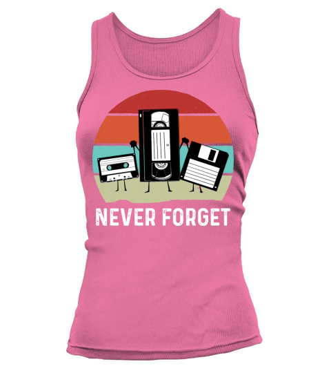 Never Forget Vintage Cassette Tape Tank top Woman