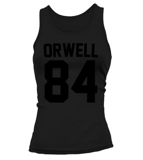 Orwell 84 Jersey - Black Tank top Woman
