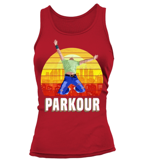 Retro Vintage Parkour Traceur Backflips Tank top Woman
