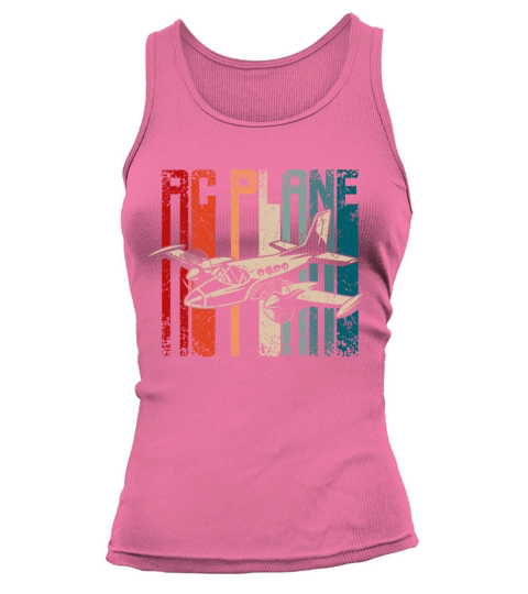 Retro Vintage RC Plane Tank top Woman