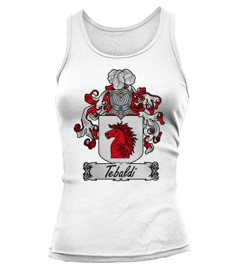 Tebaldi Family Crest Italian Family Crests - Coffee Mug (colored) Tank top Woman